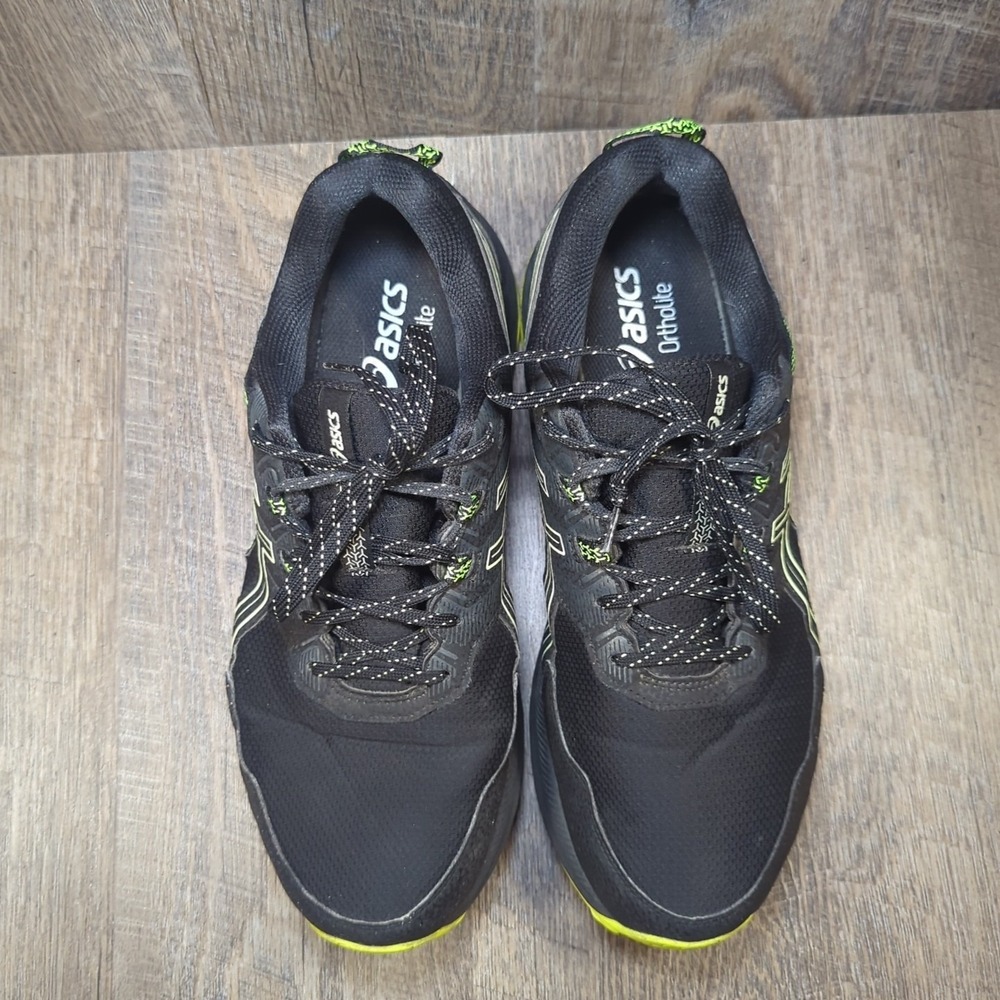 ASICS Gel Venture 9 Black Lime Zest Men's Size 10 Athletic Running Sneaker - Picture 5 of 14